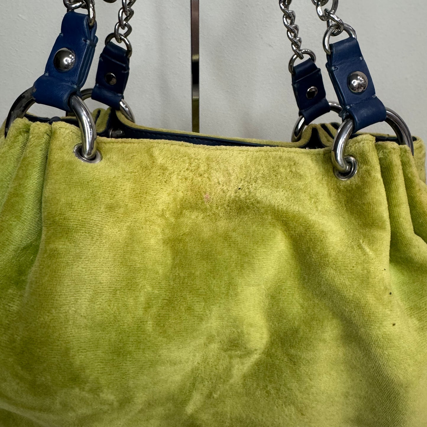 Juicy Couture Vintage Green Blue Juicy Royal Satchel