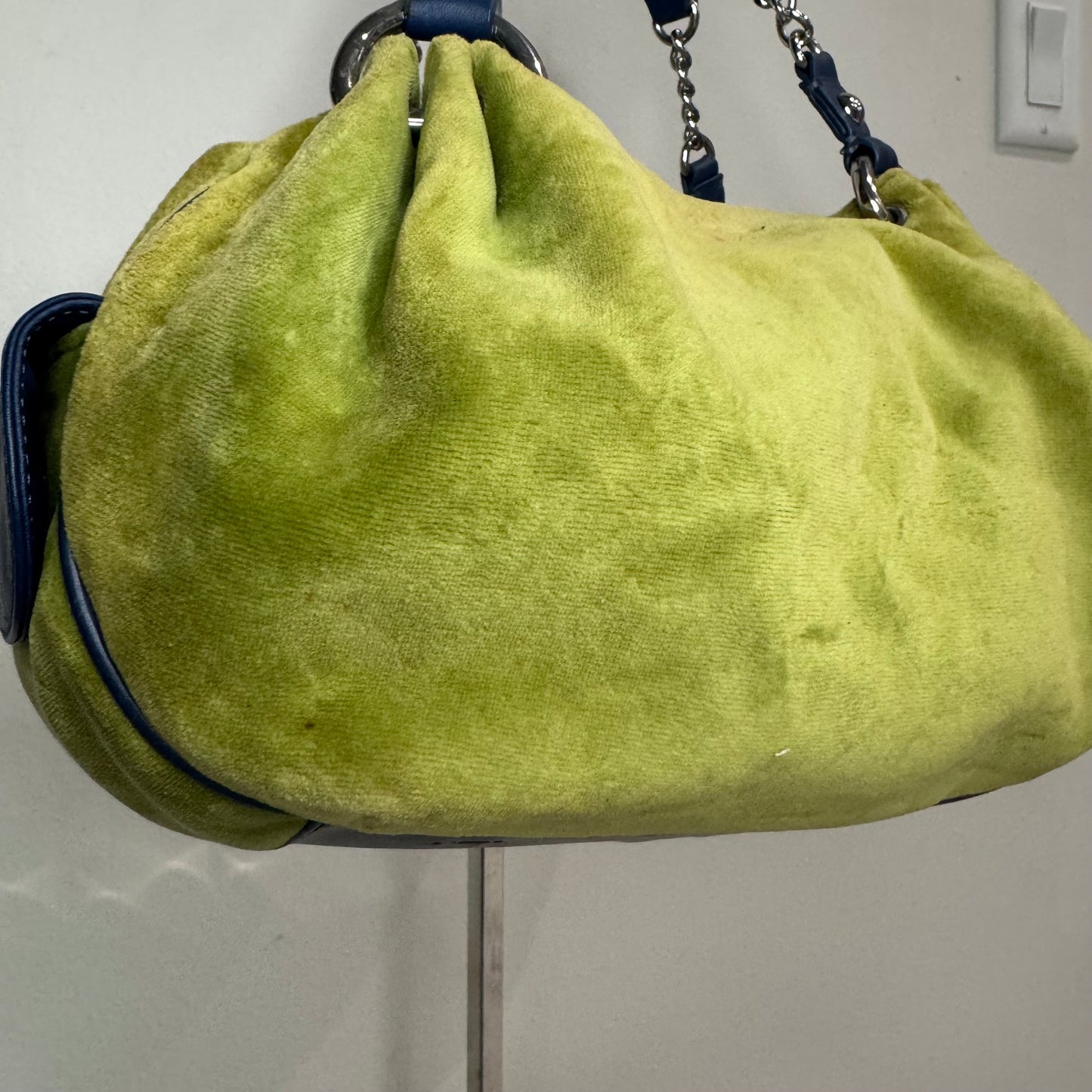 Juicy Couture Vintage Green Blue Juicy Royal Satchel