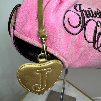 RARE Vintage Pink Juicy Couture Satchel Key Charm Bag
