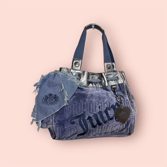 Vintage Juicy Couture Blue Silver Daydreamer