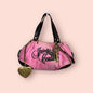 RARE Vintage Pink Juicy Couture Satchel Key Charm Bag