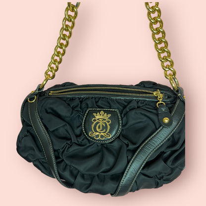 Vintage Black Juicy Couture Ruffle Bag