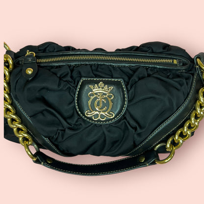 Vintage Black Juicy Couture Ruffle Bag