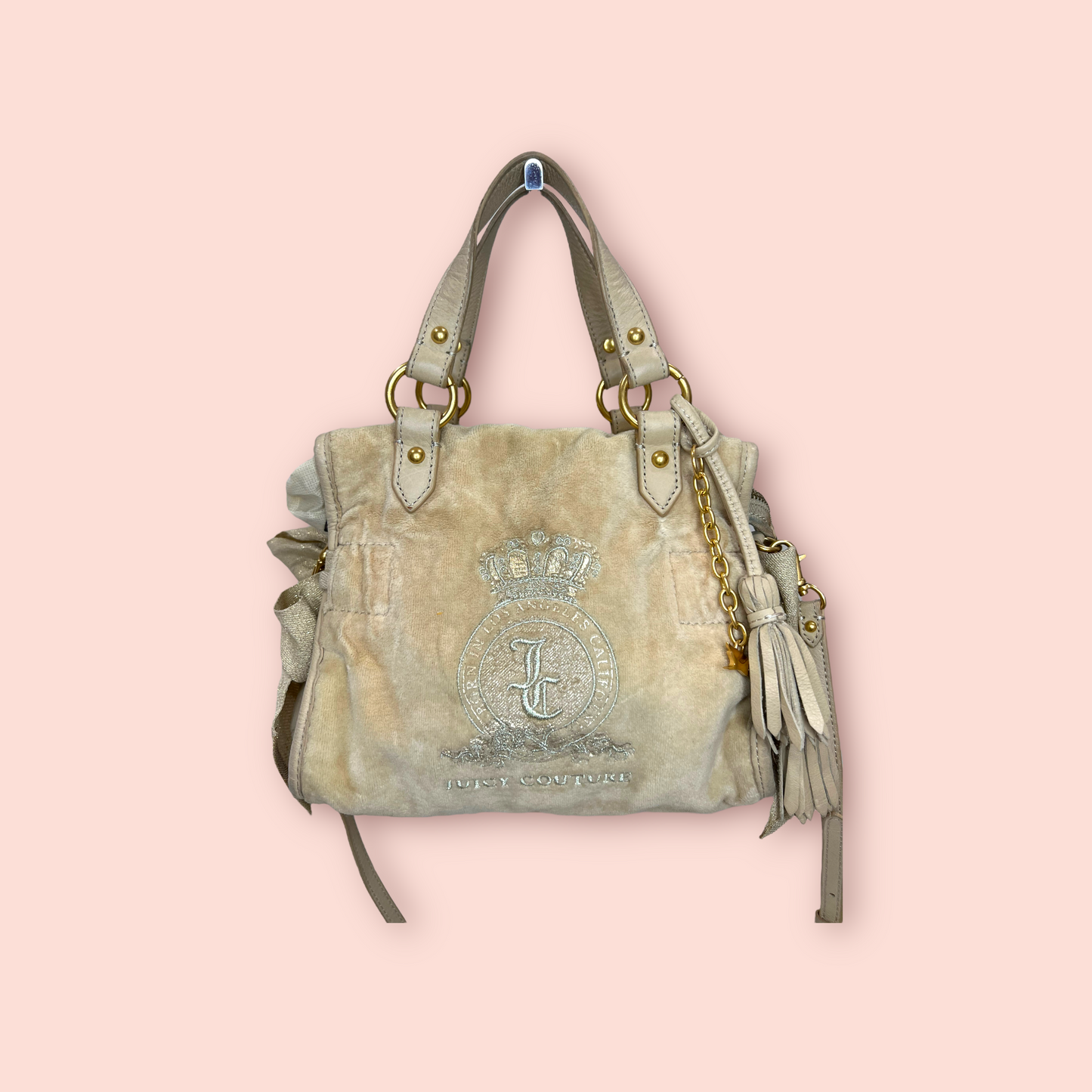 Juicy Couture Vintage Gold and Beige Mini Daydreamer