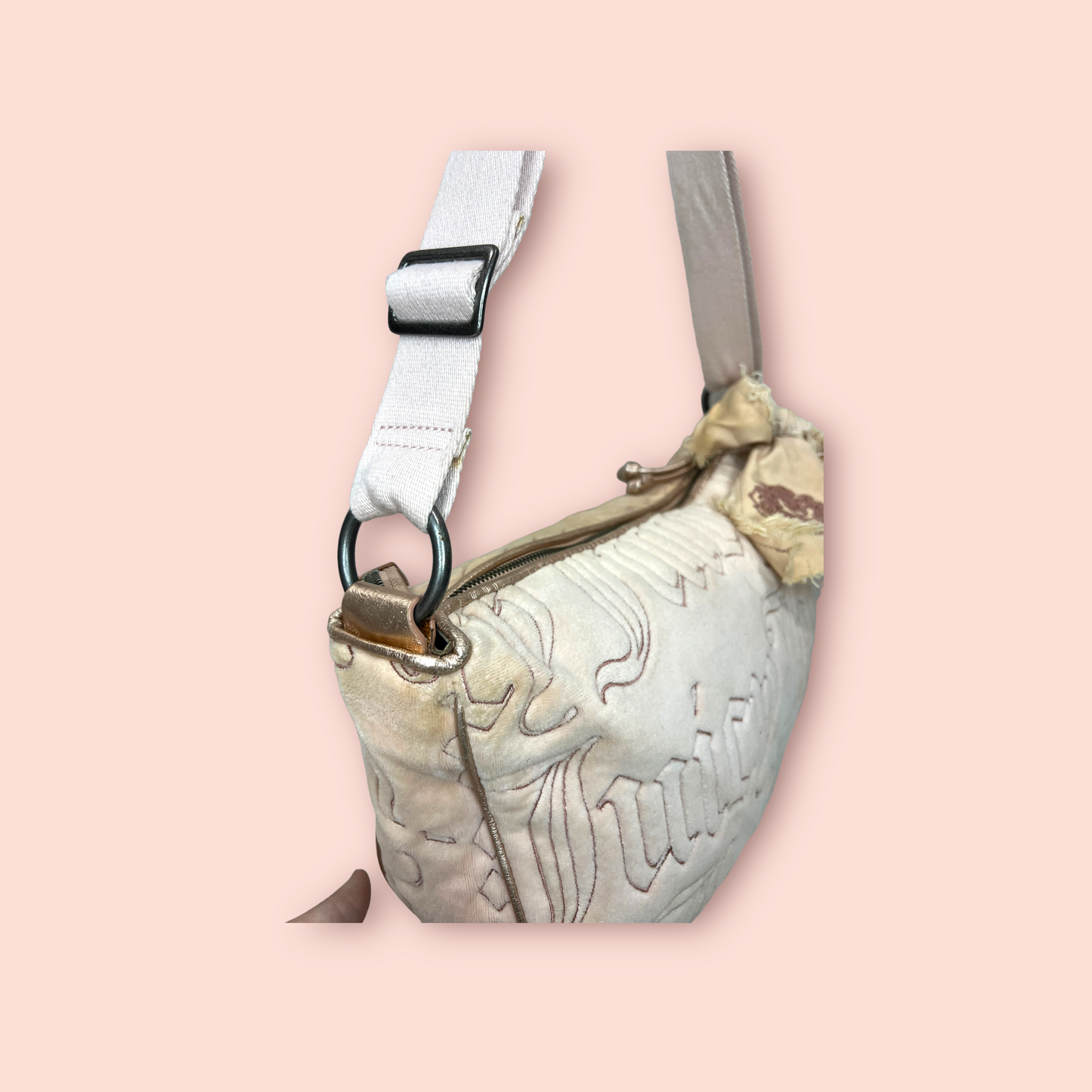 Juicy Couture Vintage Rose Gold Crossbody