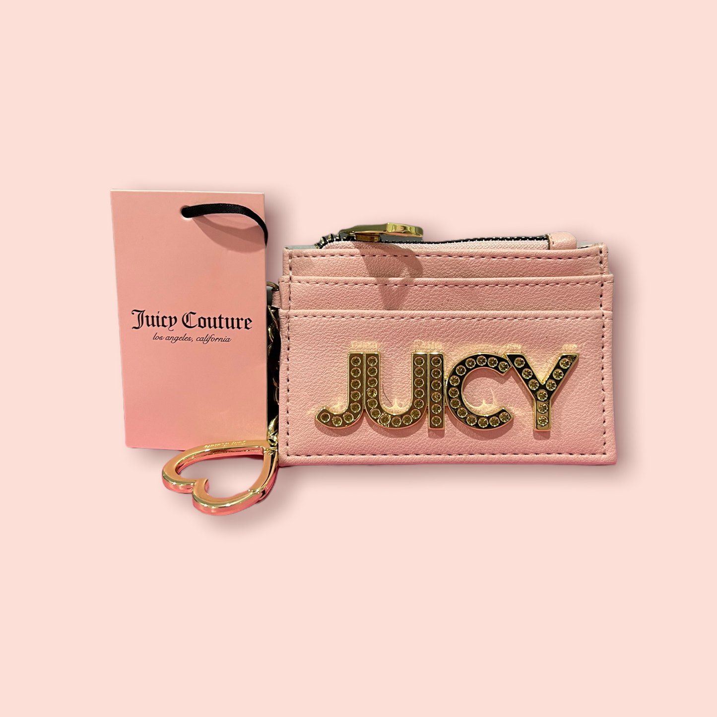 Juicy Couture Pink Card Holder