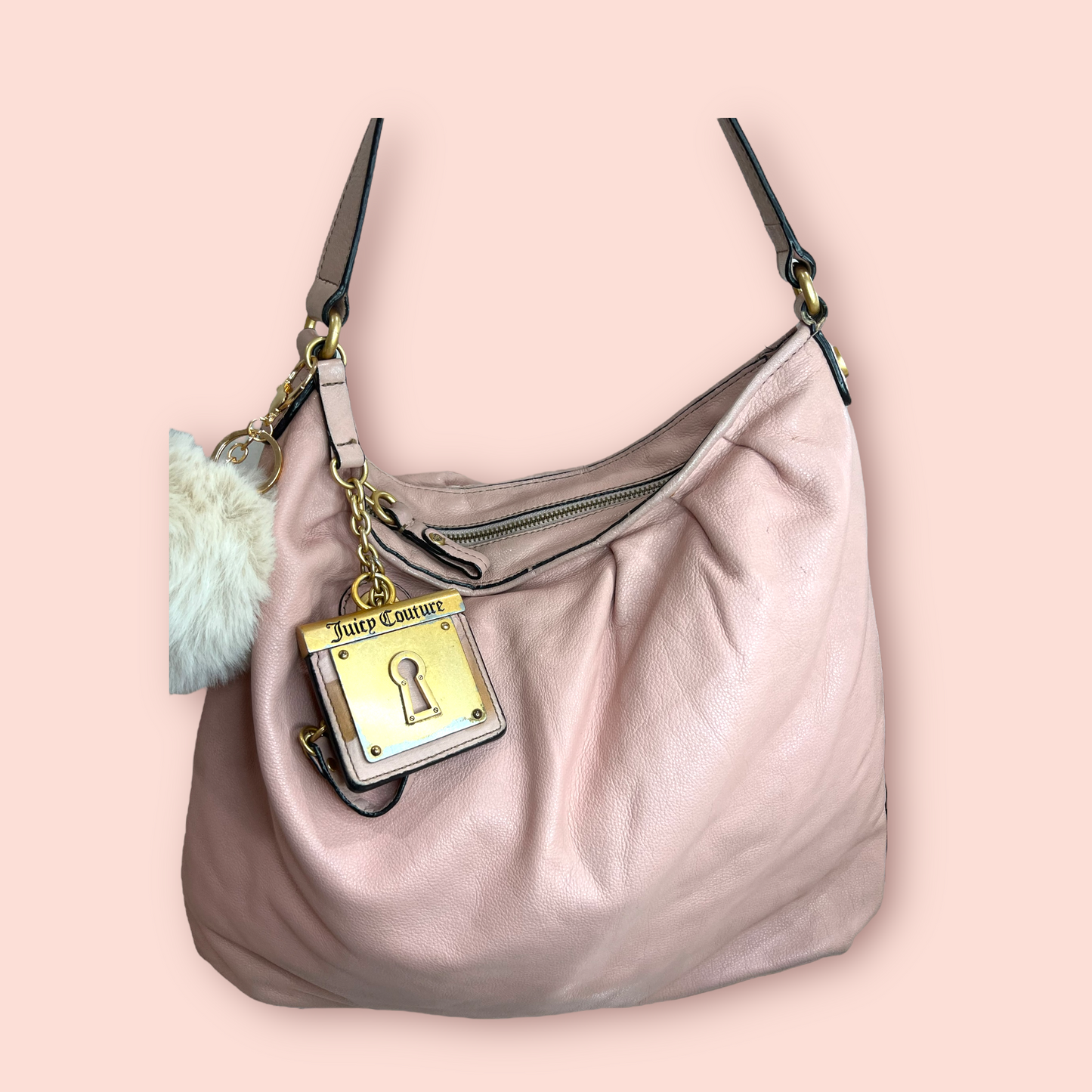 Juicy Couture Pink Leather Princess Bag